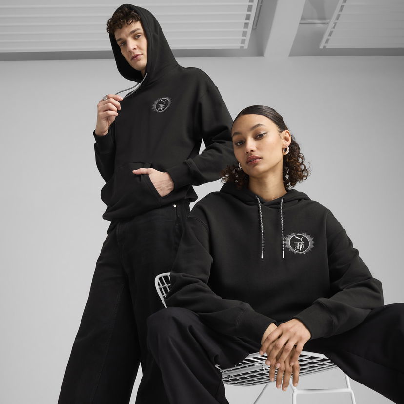 Sweatshirt Puma PUMA x HARRY POTTER Relaxed Fit Training Hoodie Svart | 630093_01