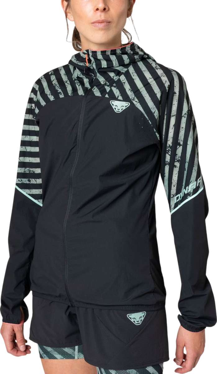 Vindjacka Dynafit Trail Wind Hooded Jacket Svart | 08-0000071913-5421
