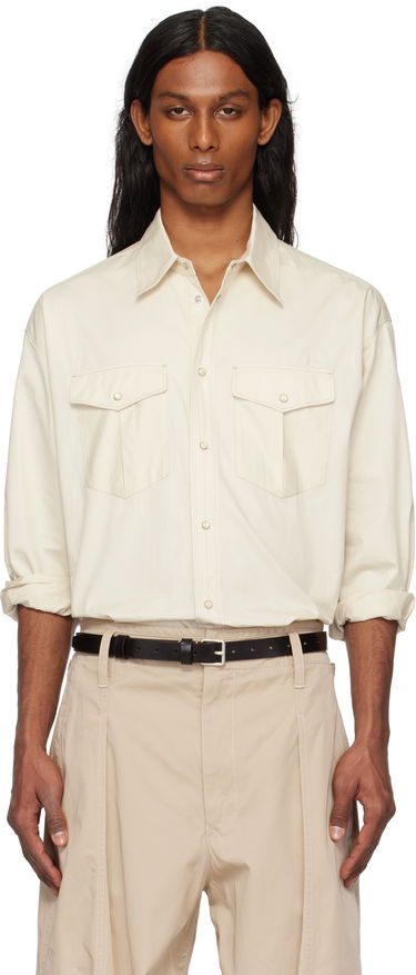 Skjorta LEMAIRE Lemaire Western Shirt Beige | SH1145 LF1207, 0