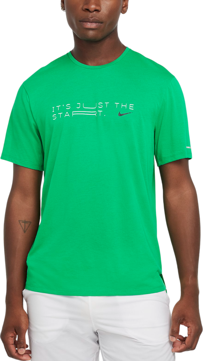T-shirt Nike Green Running T-Shirt Grön | hf0904-324