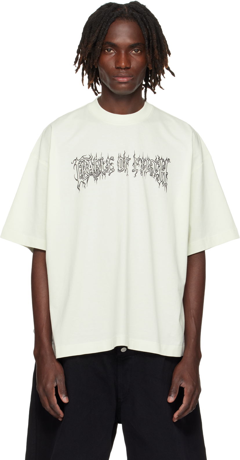 T-shirt VETEMENTS Vetements Cradle Of Filth Graphic T-Shirt Grön | UCF76TR100I
