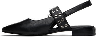 Kläder rag & bone Rag & Bone Astra Leather Slingback Slippers Svart | WFF24SF002TB2, 2