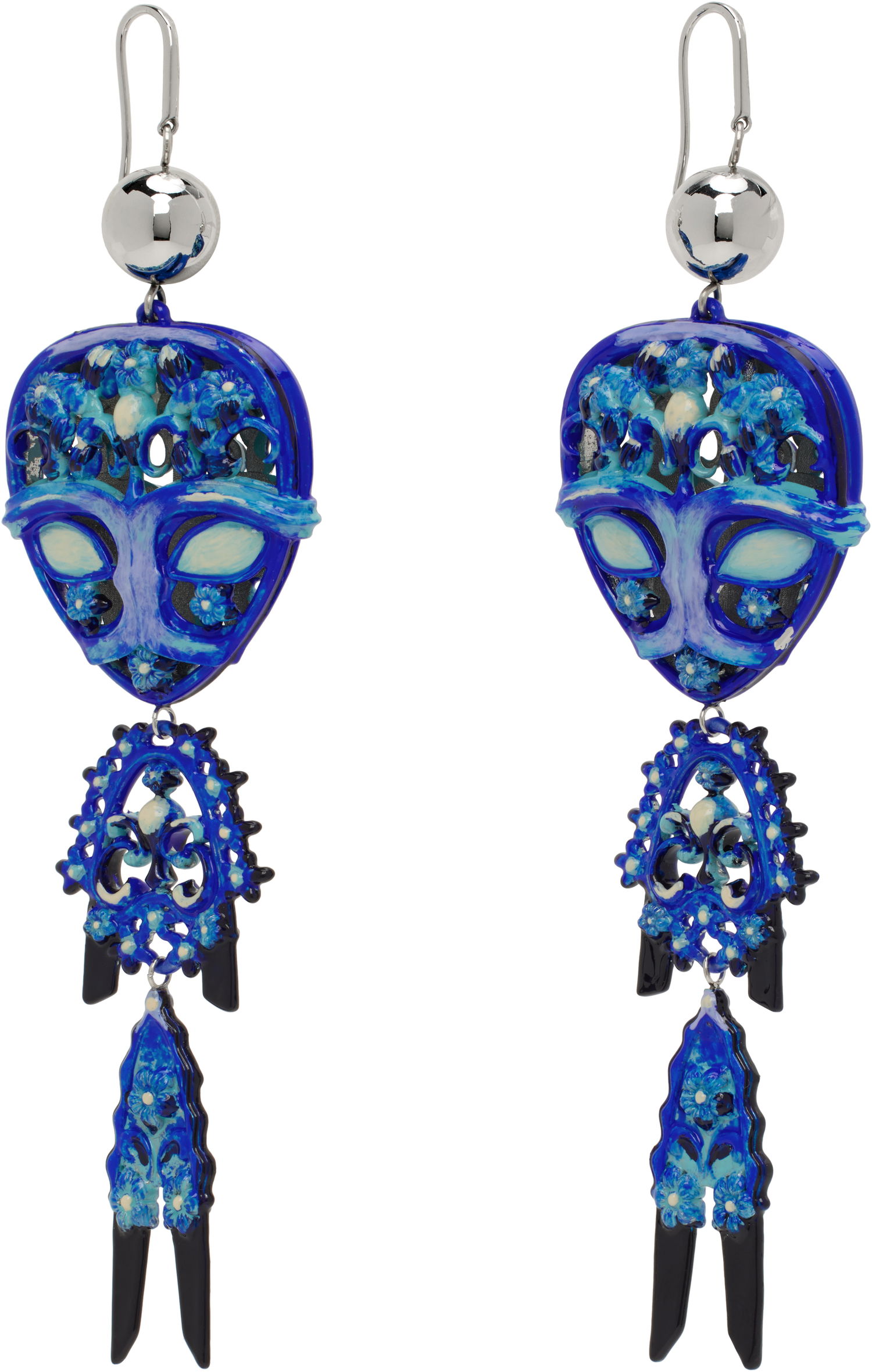 Örhängen Tory Burch Tory Burch Alien Drop Earrings Blå | 173637-400, 1