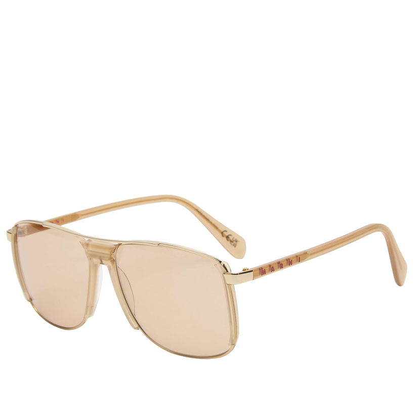 Solglasögon RETROSUPERFUTURE Retrosuperfuture x Marni Vorluna Sunglasses Beige | 8059026145891