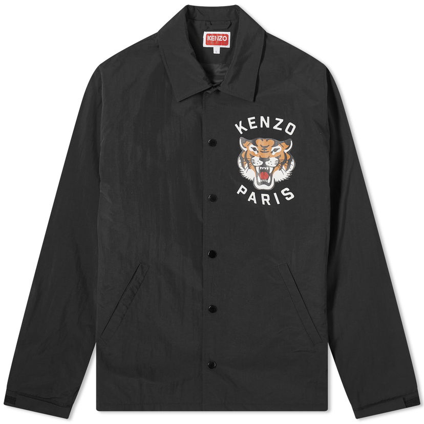 Jacka KENZO Lucky Tiger Padded Coach Jacket Svart | FE55BL0629NG-99