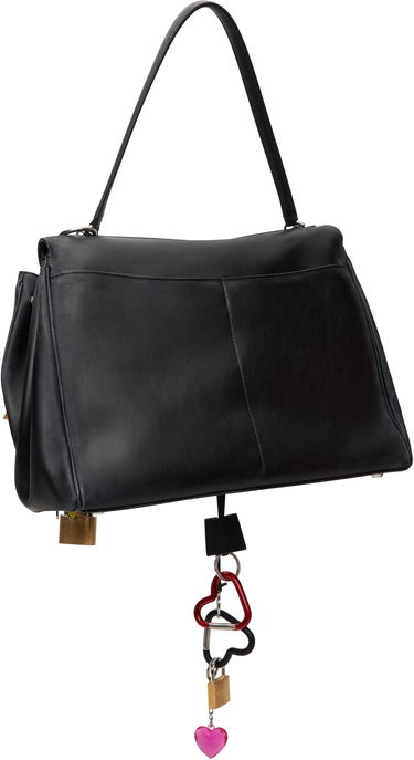 Handväska Balenciaga Balenciaga Charms Rodeo Large Bag Svart | 789744 2AA7B, 2