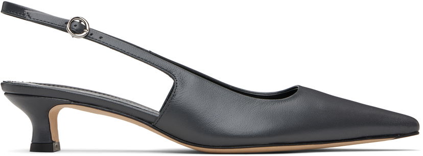 Tillbehör Aeyde Aeyde Catrina Slingback Kitten Heels Grå | A11-PU0114001221-225