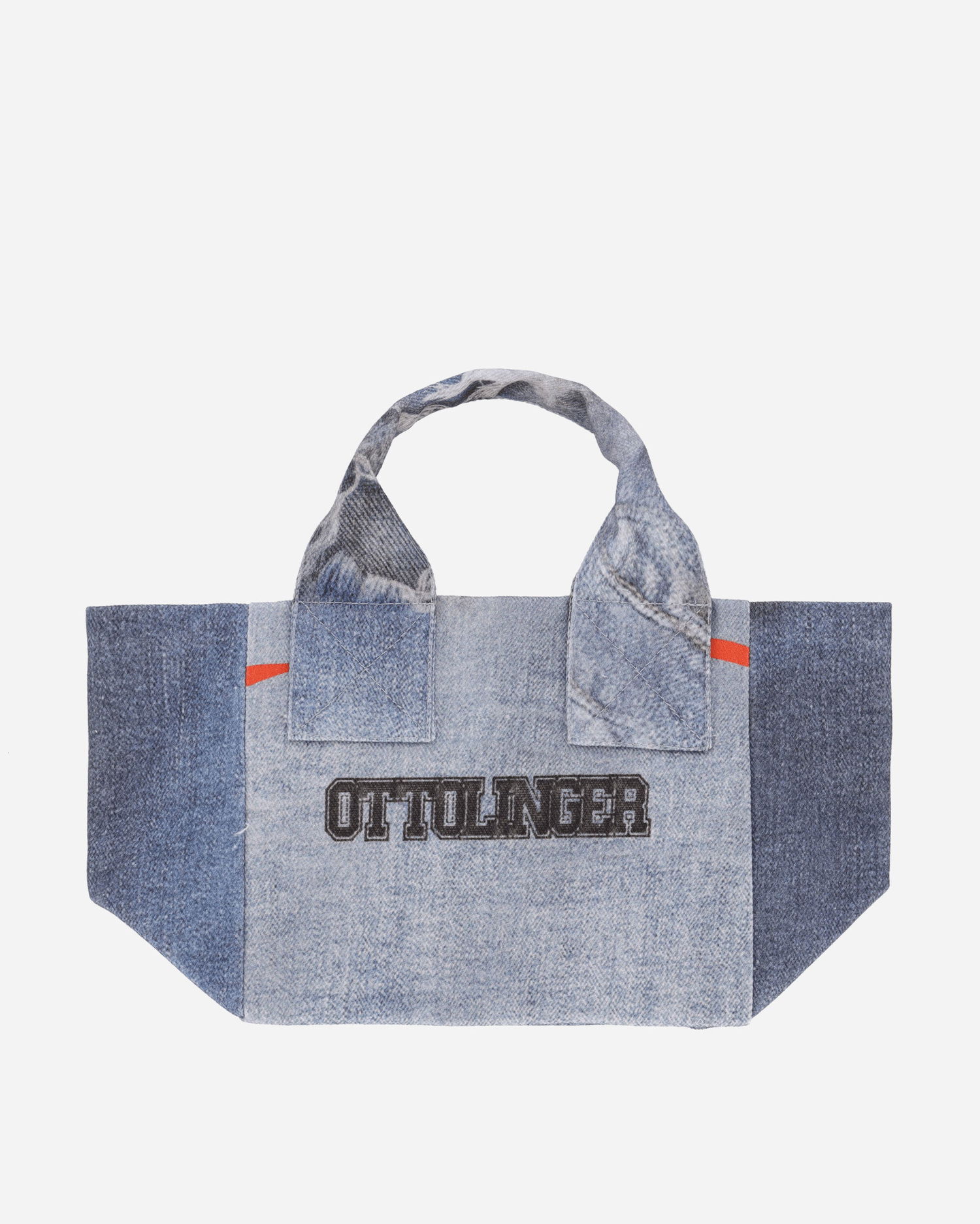 Tygpåse Ottolinger Mini Denim Tote Bag Blå | 128-900528-01 PRI, 1