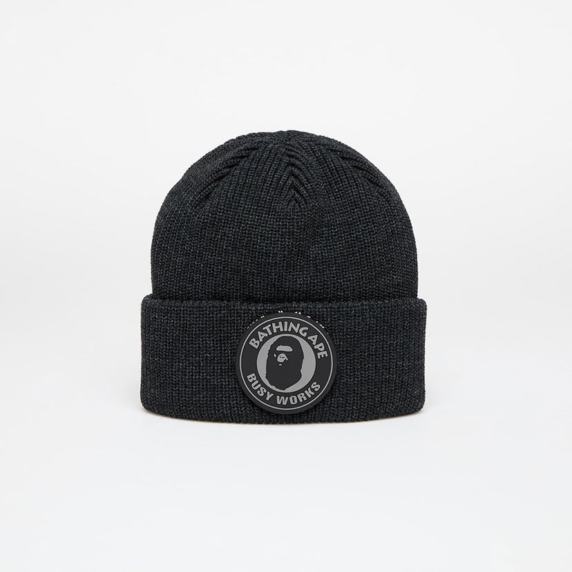 Mössa BAPE Busy Work Knit Hat Svart | 001HTK801009M BLK