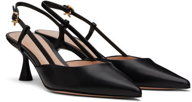 Sneakers och skor Gianvito Rossi Ascent Pumps Svart | G95332-55LAC-VIT, 3