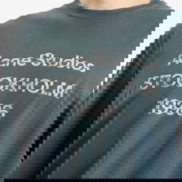 T-shirt Acne Studios 1996 Edden Long Sleeve T-Shirt, Size Large Blå | CL0197-BPA, 5