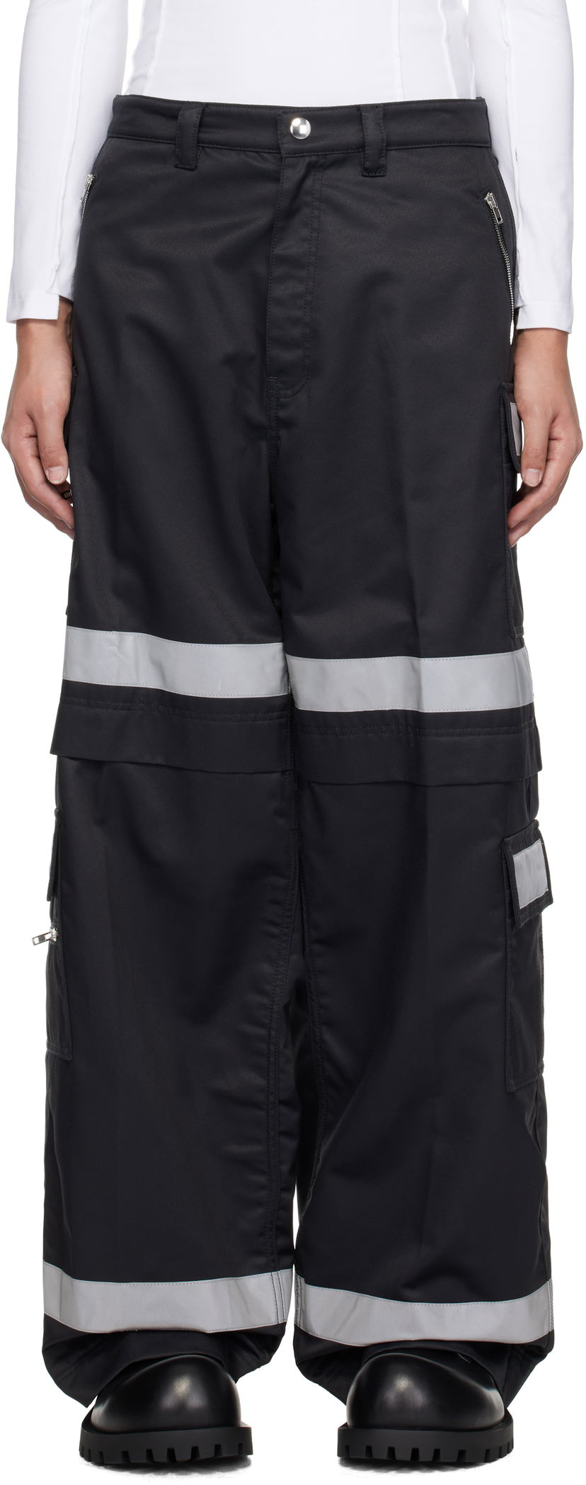 Cargo byxor VETEMENTS Vetements Workwear Cargo Pants Svart | UA66PA300B