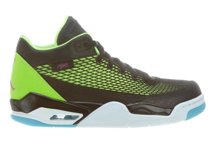 Kläder Jordan Jordan Fltclb 80s Black/Flash Lime/Gamma Blue/Club Pink Bourgogne | 599583-032