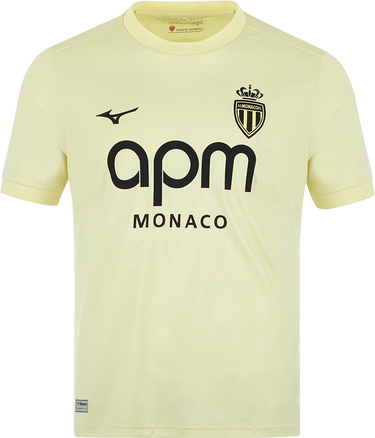 Jersey Mizuno Mizuno AS Monaco 3rd Jersey 2025/26 Gul | p2gacx79-48, 0