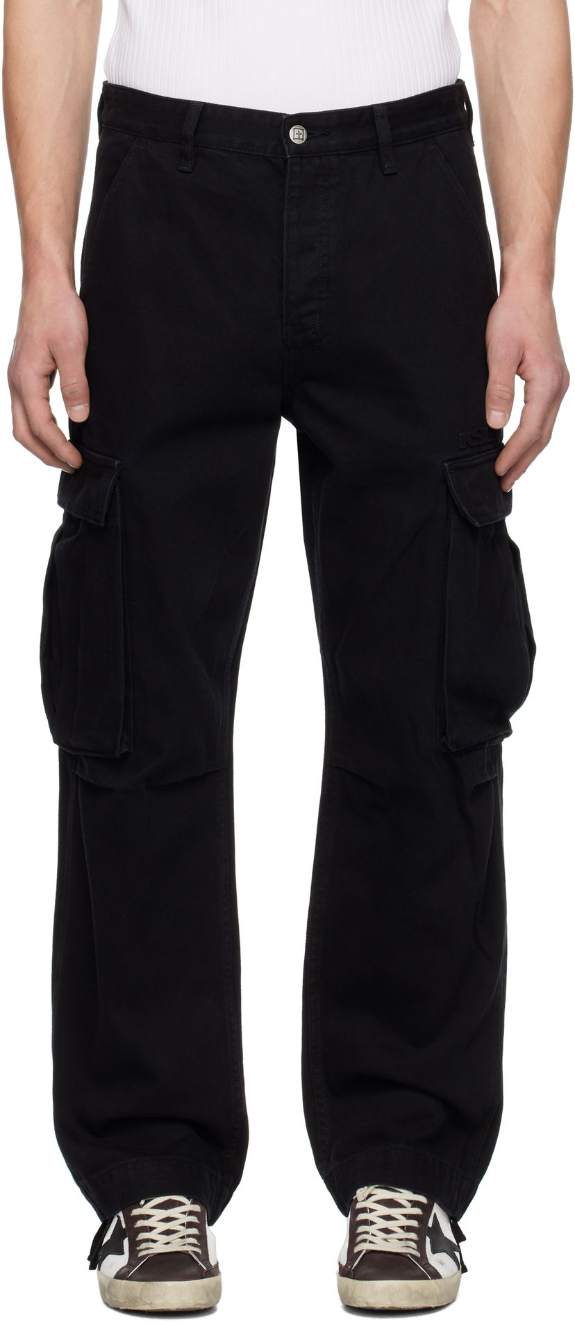 Cargo byxor Ksubi Sott Fugitive Cargo Pants Svart | MPS25PA003