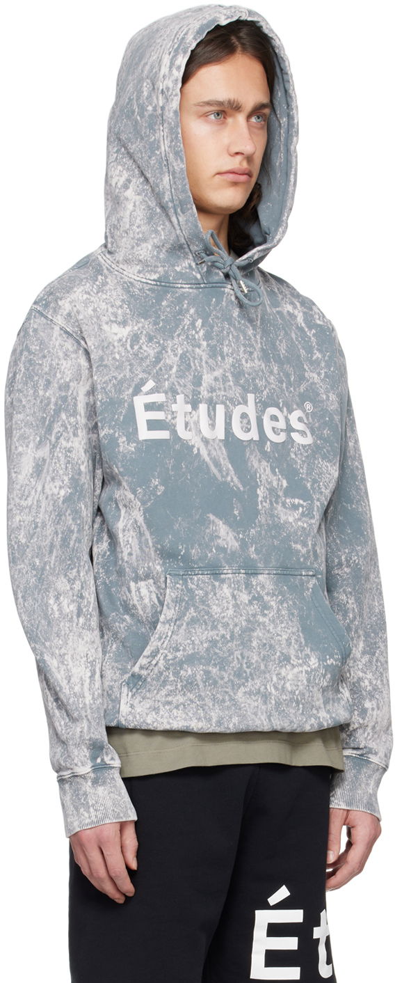 Sweatshirt Études Klein Acid Wash Hoodie Blå | E24MM254A01483, 1
