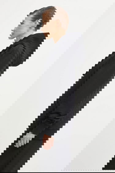 Sweatshirt JW Anderson JW Anderson Logo Embroidery Hoodie Svart | JW0231.PG1632, 1