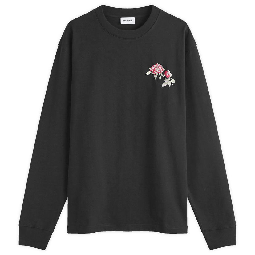 T-shirt Soulland Long Sleeve T-Shirt Size Large Svart | 41002-1262-BLK