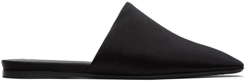 Kläder Max Mara Max Mara Satin Loafers Svart | 45263727600 MM81395