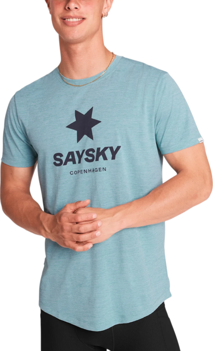 T-shirt Saysky Saysky Logo Combat Pro T-Shirt Turkos | omrss30c2013-omrss30c2013