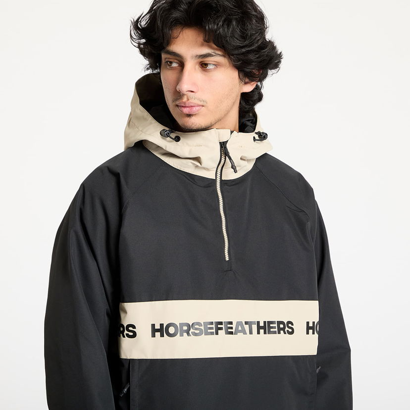 Vindjacka Horsefeathers Horsefeathers Gordie Anorak Jacket Svart | OM322A