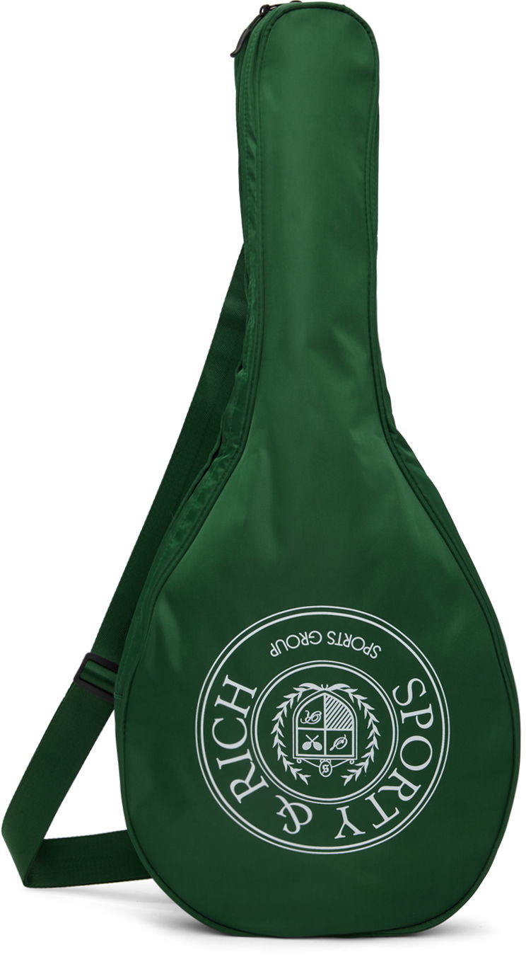 Sportutrustning Sporty & Rich Sporty & Rich Connecticut Crest Tennis Bag Grön | ACAW232FO, 0