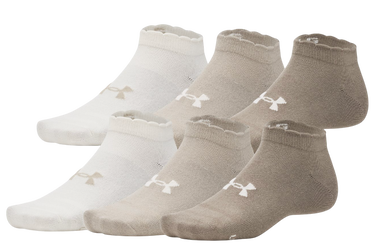 Strumpor Under Armour Under Armour Essential 6-Pack Low Cut Socks Beige | 1386239-200, 0