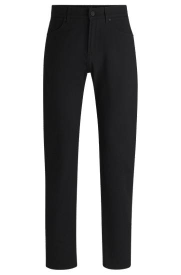 Jeans BOSS Regular Fit Stretch Dobby Trousers Svart | 50530849, 0