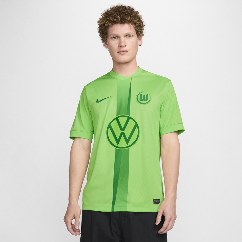 Jersey Nike Dri-FIT Replica VfL Wolfsburg Stadium 2024/25 Replica Grön | FZ2819-398