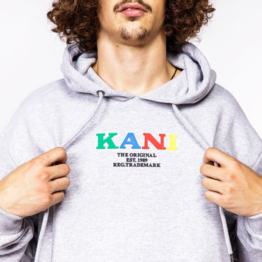 Sweatshirt Karl Kani Retro Hoodie Grå | 6093652, 1