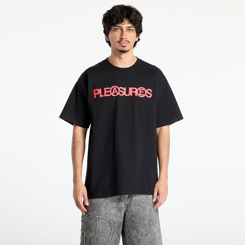 T-shirt Pleasures PLEASURES Fanzine Graphic T-Shirt Svart | P25SU054 BLACK