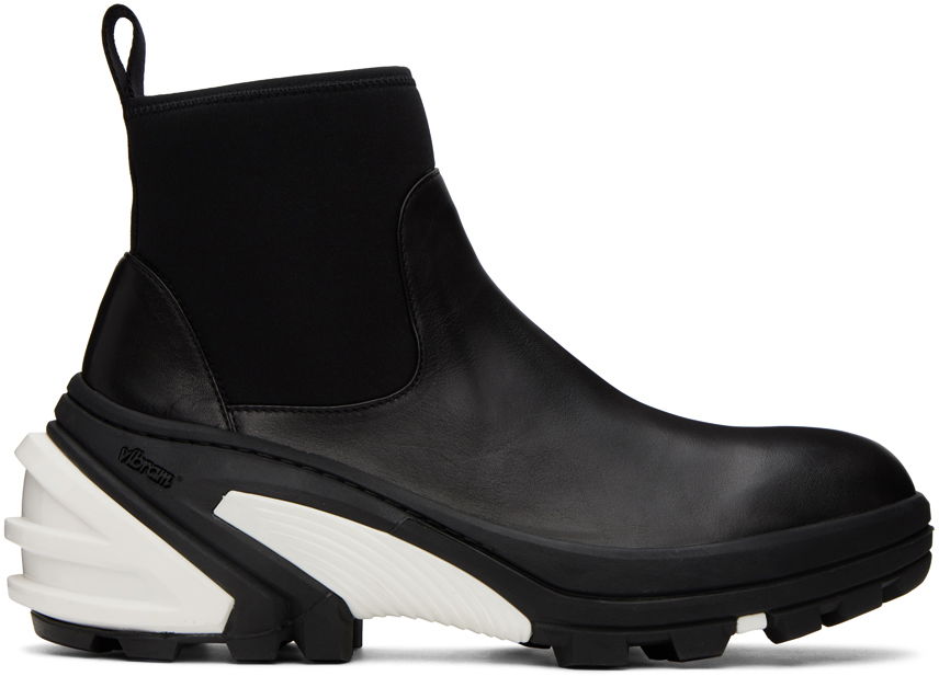 Sneakers och skor 1017 ALYX 9SM 1017 ALYX 9SM Leather Mid Chelsea Boots Svart | AAUBO0059LE02, 0