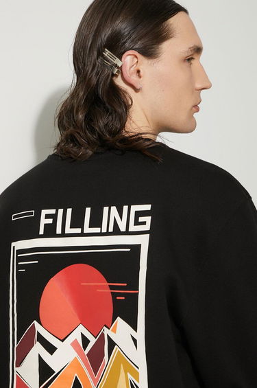 Sweatshirt Filling Pieces Filling Pieces Sunset Graphic Sweatshirt Svart | 74517021861, 8