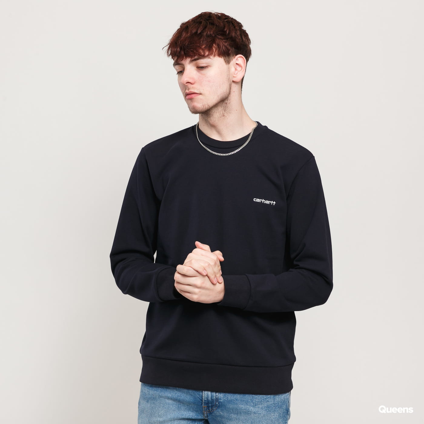 Sweatshirt Carhartt WIP Work In Progress Embroidery Svart | I024678.00BXX, 0