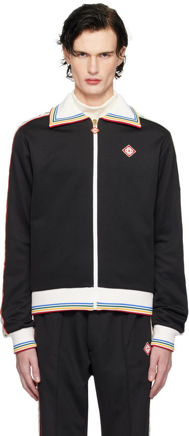 Jacka Casablanca Track Jacket with Stripes Svart | MPS25-JTP-310-01, 0