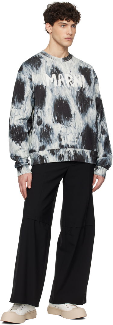 Sweatshirt Marni Marni Scribble Logo Organic Sweatshirt Flerfärgad | FUMU0074PR USS023, 3