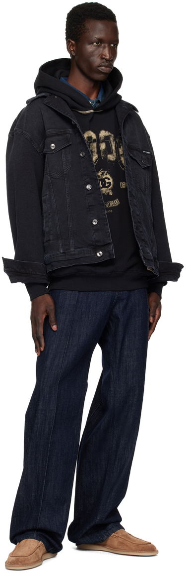 Sweatshirt Dolce & Gabbana Oversize Hoodie Svart | G9AJATG7NQC, 3