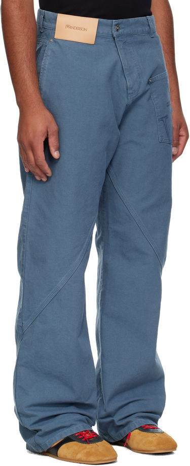 Byxor JW Anderson JW Anderson Twisted Workwear Trousers Beige | TR0405-PG1744, 4