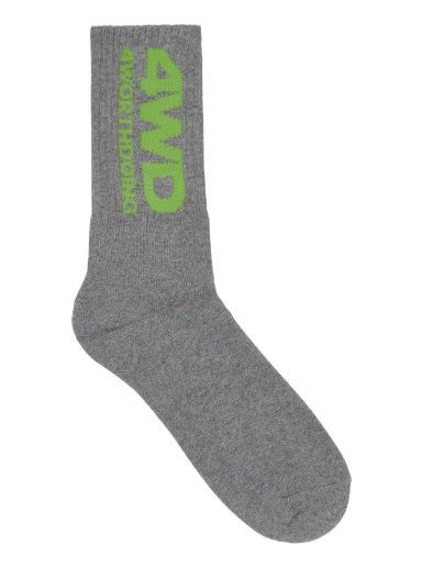 Strumpor 4 WORTH DOING Logo Socks Grå | 4WDLOGOSOCKS GREY