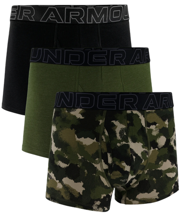 Boxare Under Armour Performance Cotton Boxer Briefs 3-Pack with Print Flerfärgad | 1383892-391, 0