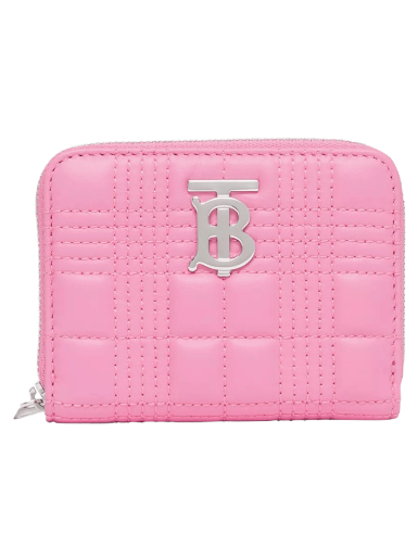 Plånbok Burberry Quilted Lola Zip Wallet Rosa | 8049290