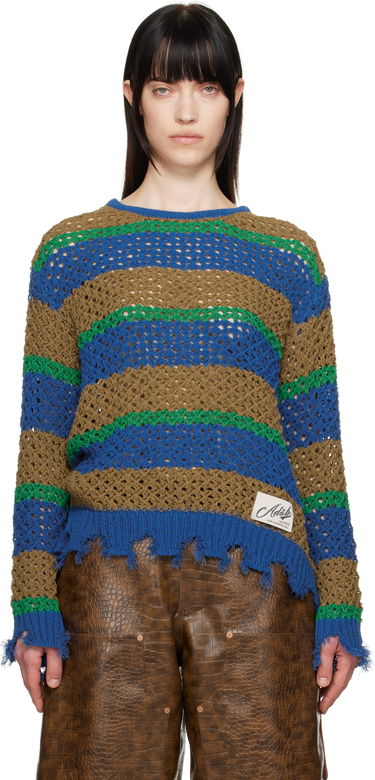 Sweater Andersson Bell Andersson Bell Damaged Stripe Knit Sweater Flerfärgad | atb1239u, 0
