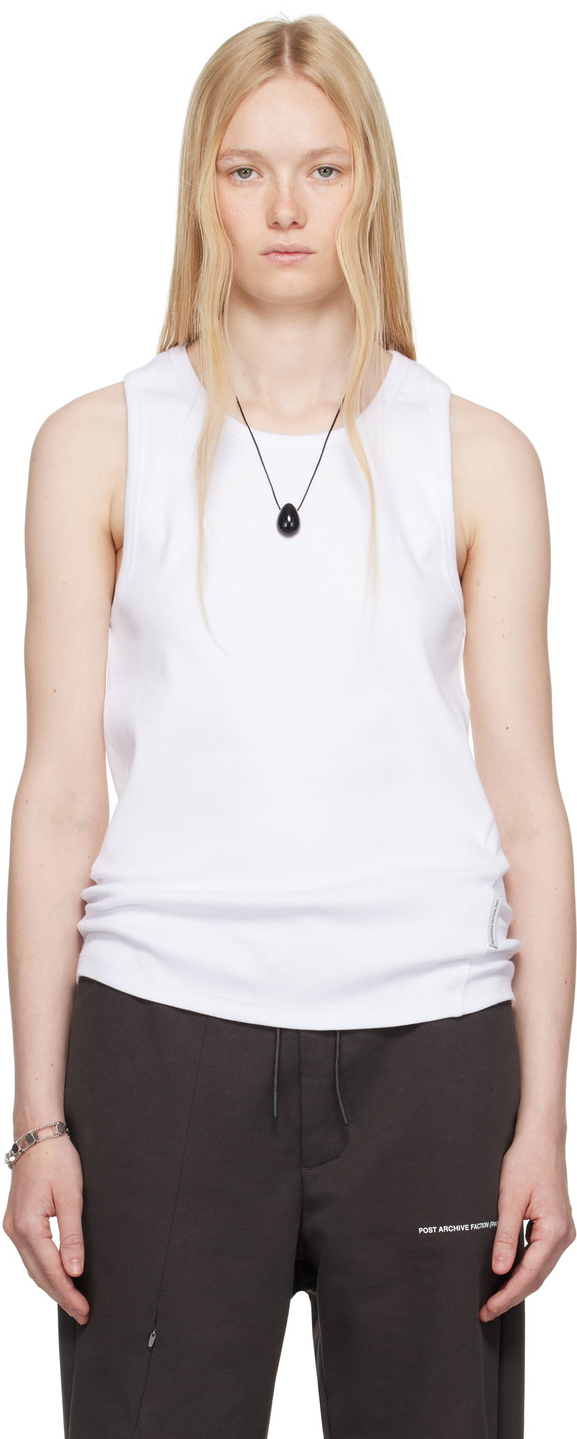 Linne Post Archive Faction (PAF) PAF 8.0 Right Sleeveless Tank Top Vit | 8.0 TSLR-W