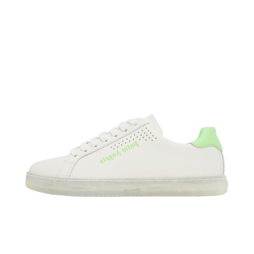 Sneakers och skor Palm Angels White & Green Palm One Vit | PWIA035E23LEA0020150