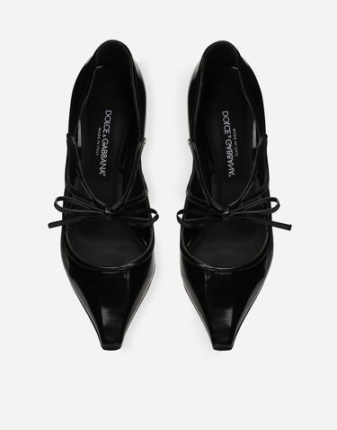 Sneakers och skor Dolce & Gabbana Polished Calfskin Pumps Svart | CD1853A103780999, 3
