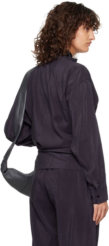 Axelväska LEMAIRE Lemaire Twisted Wrap Blouse Grå | TO1081 LF1308, 2