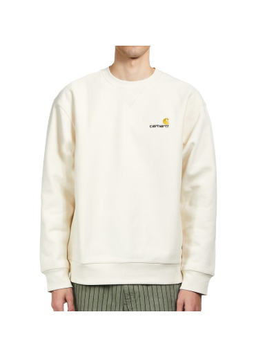 Sweatshirt Carhartt WIP American Script Sweat Vit | I025475.05.XX