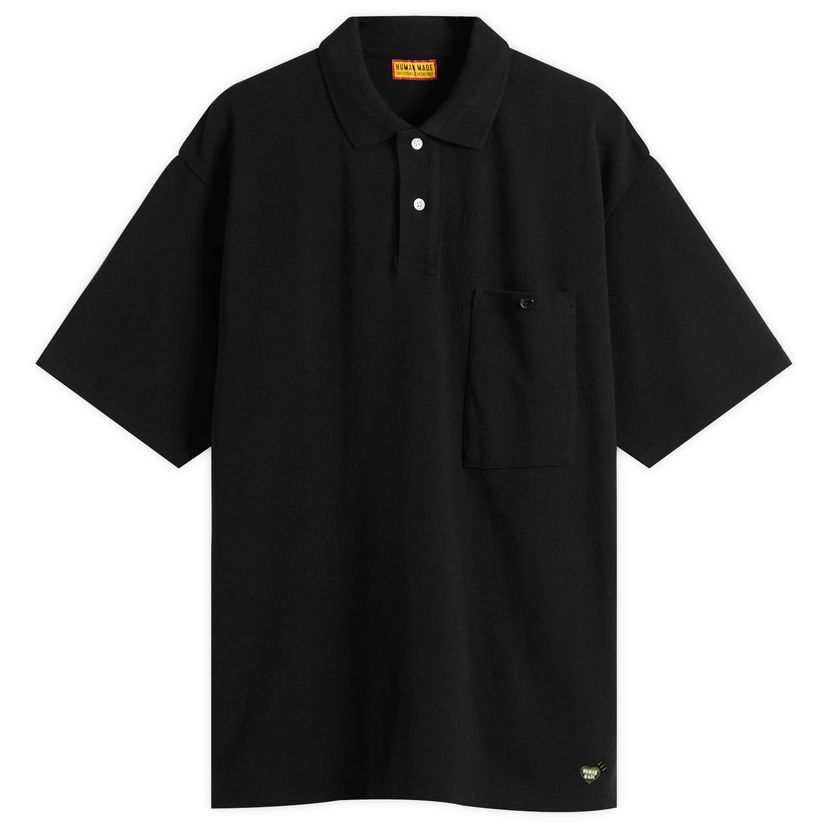 Polotröja Human Made Human Made Heart Polo Shirt, Size Large Svart | HM29CS025-BLK