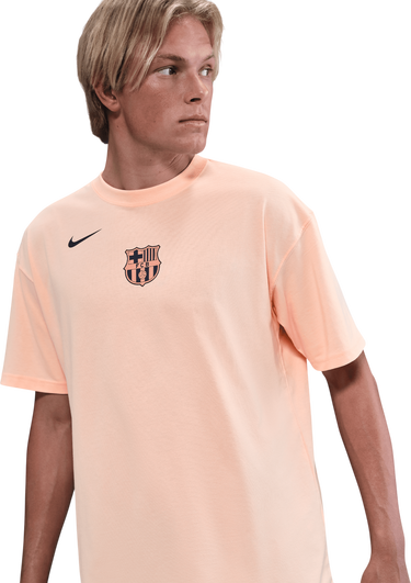 T-shirt Nike Total 90 FC Barcelona Remix T-Shirt Orange | hq8388-807, 2