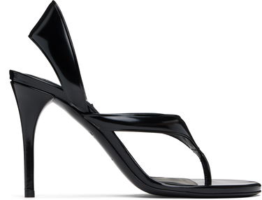 Sneakers och skor Alaïa ALAÏA Heeled Thong Sandals Svart | AA3S122CK301, 0